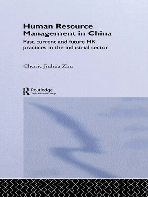 cover image of Human Resource Management in China